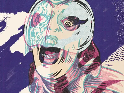 phantom of the paradise design drawing horror illustration monsters portrait