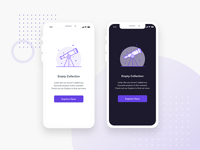 Empty state | Daily UI app illustration ui