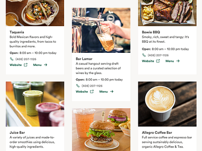 Eateries & Bars - Whole Foods Market bars design eateries food ui ux venues web whole foods whole foods market