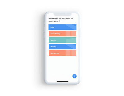 Onboarding - Sandboxx design mobile onboarding prototype ui ux
