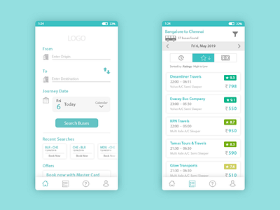 Bus booking app bookbus bus busbooking travel uidesign ux