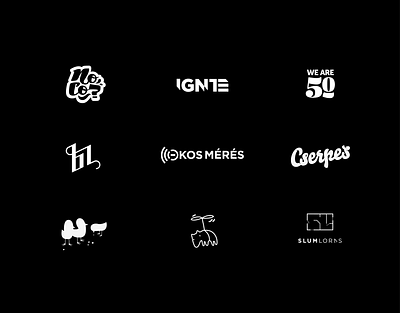 Logo collection advertising agency behance brand branding collection commission concept design emblem graphic design icon identity logo logo design logofolio logomark logos logotype mark