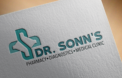 Dr. Sonn's Paper Mockup adobe adobe illustrator brand design brand identity branding design graphic design illustration medical logo vector