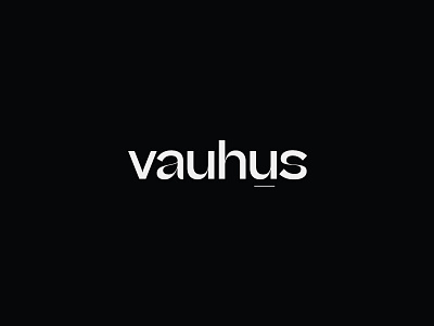 Vauhus Logomark Exploration branding design editorial design layout layout design logo lowercase sans serif sans serif font type typography wordmark