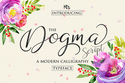 dogma calligraphy font advertising beautiful brand brushlettering bundle calligraphy callygraphy christmas design font