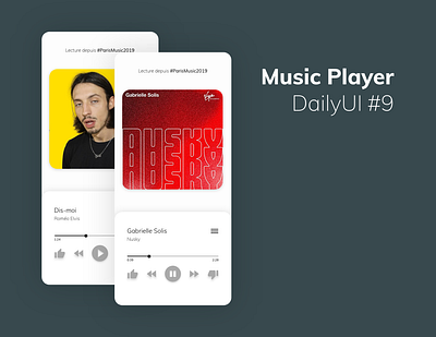 Day 9 app dailyui design music player music player app music player ui redesign ui web