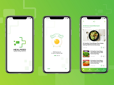 HEALFEED Wellness Blog Application Design. adobe xd adobexd health app health application design interaction design mobile app design mobile application design mobile ui mobile ux ui ui design uidesign uiux ux ux ui ux design uxdesign uxui visual design wellness application