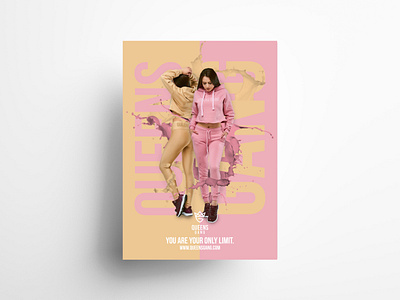 POSTER QG Pink design graphic design photoshop pink poster print splash typography