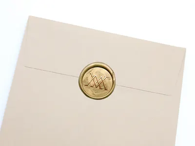 Mountain View Townhouse Monogram Wax Stamp brand identity brand identity design branding design designer for hire graphic design hotel branding hotel logo logo logo design luxury luxury logo monogram wax seal wax stamp