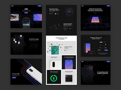 Volk Fi Website android phone retro router website website design wireless