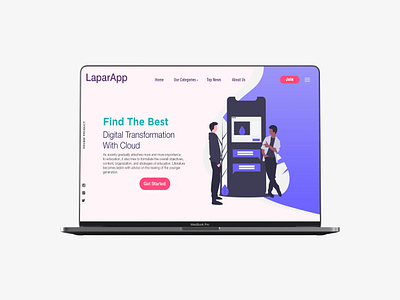 Corporate ui design landing page corporate design designs find job mobile ui researcher ui ui ux design ui design web app