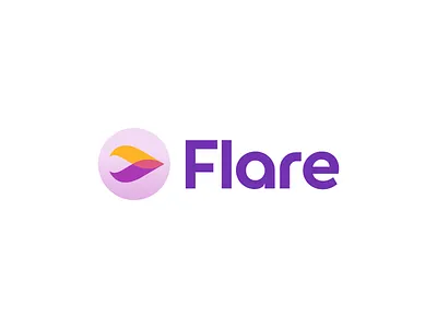 Flare Logo Design ai artificial intelligence blockchain crypto bitcoin ethereum data saas design f l a r e fintech finance financial fire flame geometric gradient icon logo logodesign logotype modern nature software symbol tech technology