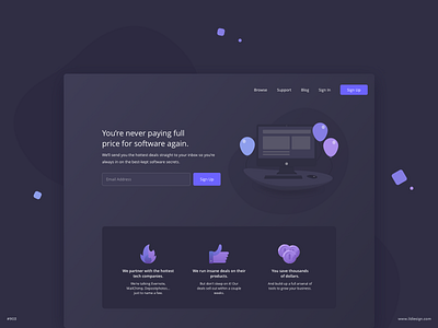 Landing Page Design daily ui dailyui dark theme ildiesign landing page landing page design landing page ui ui ui design ui pattern ui practice ux ux design