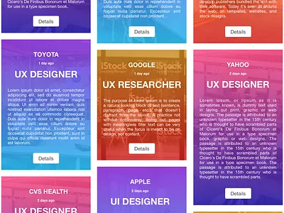 Job Listing daily 100 challenge daily ui daily ui 050 daily ui challange dailyui job listing ui design ui design challenge ui designer ui designers
