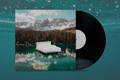 Nature Sounds album cover design digital art graphic design national park packaging photo manipulation photoshop surreal surrealism vinyl cover