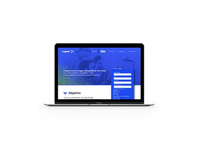 Landing Page Lagash branding design ui ux web