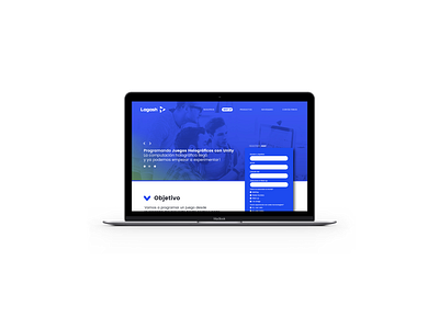 Landing Page Lagash branding design ui ux web