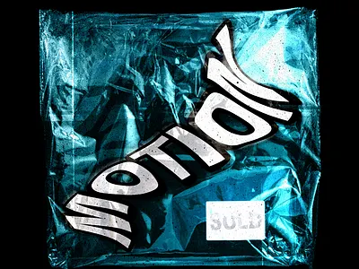 'Motion' aesthetic album art cover art design mockup mockup psd motion photoshop record trending typography vaporwave vinyl cover wave