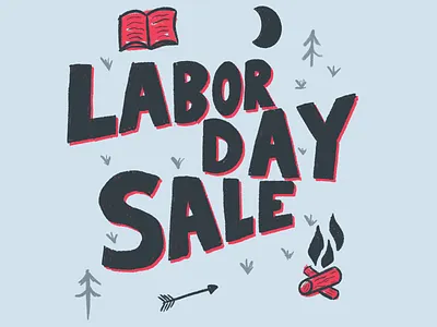 Labor Day Concept campaign camping labor day sale