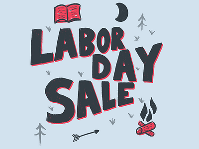 Labor Day Concept campaign camping labor day sale