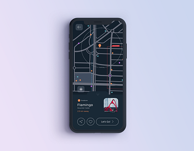 Map app app design dailyui dailyui 029 design interface interface design map ui uidesign user interface