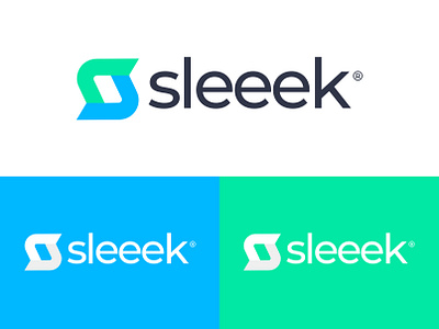 Sleeek Logo Design accounting agency apps banking blockchain brand identity branding coporate creative crypto cryptocurrency finance fintech logo design marketing marketing agency media agency monogram technology