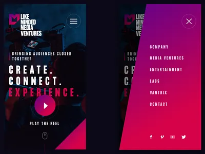 LMMV Mobile Web Designs brand colours design identity mobile typography ui ux website
