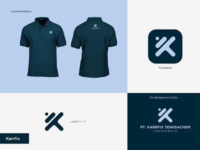 Karrfix Tengsachem artwork bahreisy branding design designer flat freelancer indonesia karrfix logo syarif