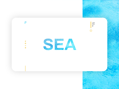 Save The Sea - Landing page adobe xd design designs interface simplicity ui ux web