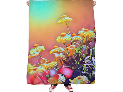 Floral blanket