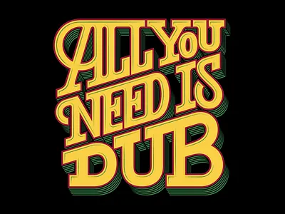 AYNID groove shadow Pan-African v2 apparel apparel design apparel graphics design dub hand drawn lettering reggae tshirt typography vector