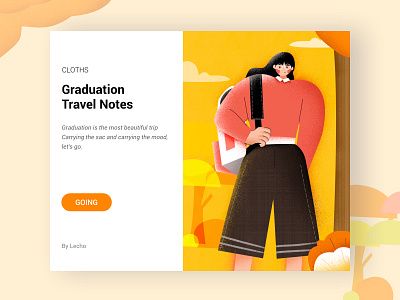 Graduation travel notes design vector 品牌 插图 设计