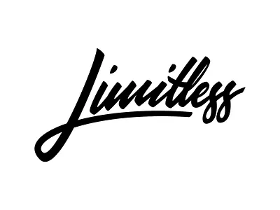 Limitless Logo Lettering branding design illustrator logo logodesign logotype typography vector
