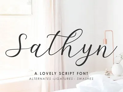 Sathyn Free Script Font design font free font free fonts freebie freebies typeface typefaces typogaphy typography