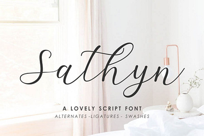 Sathyn Free Script Font design font free font free fonts freebie freebies typeface typefaces typogaphy typography