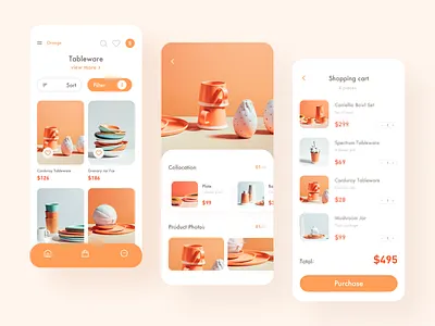 shopping app app branding design icon illustration minimal typography ui ux web