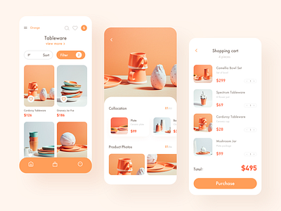 shopping app app branding design icon illustration minimal typography ui ux web