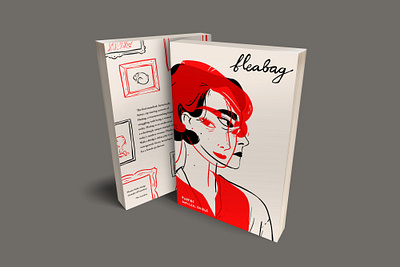 Fleabag Screenplay Cover Illustration and Design Concepts book cover design book design cover art cover design cover illustration hand drawn type handdrawn type handdrawnlettering