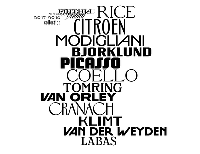 All fonts 2017–2019. type typeface typography
