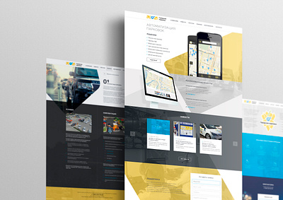 City Parking site design ui ux web web design