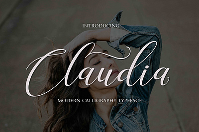 claudia modern calligraphy font brushlettering bundle calligraphy callygraphy christmas design fontbundles graphics illustration lettering art