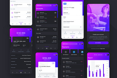 IOWallet - Crypto & Banking Apps Kit app chat feed form library material message mobile mobile ui payment app profile sign sign in system design ui ui kit ux wallet app