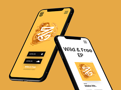 🎼 Zenic - EDM Artist Website awwwards edm music music website ui uidesign ux uxdesign