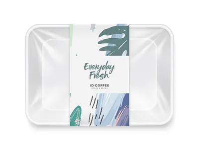 ID: COFFEE Packaging design branding cafe coffee design food illustration logo package packaging sandwich typography