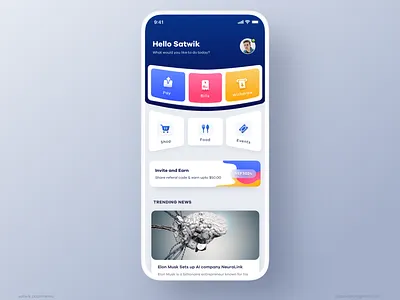 Payments App - Home bill payments dashboard events finance app mobile payments mobile shop mobile wallet online payments online shop payments app withdrawmoney