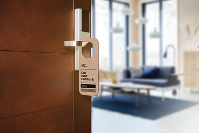 IKEA Popup Hotel Meeting Door Hanger branding communication design door door hanger graphic hanger ikea illustration logo meeting mockup typography