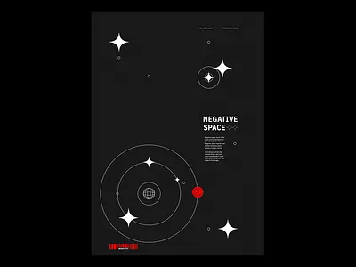 Negative Space Poster branding design experimental poster poster a day poster design poster designer posters unique unique design