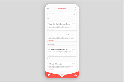 News card carddesign figma figmadesign mobile news ui uidesign