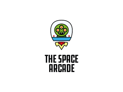 Daily Logo Challenge: 50/50 alien arcade challenge dailylogo dailylogochallenge et games space video