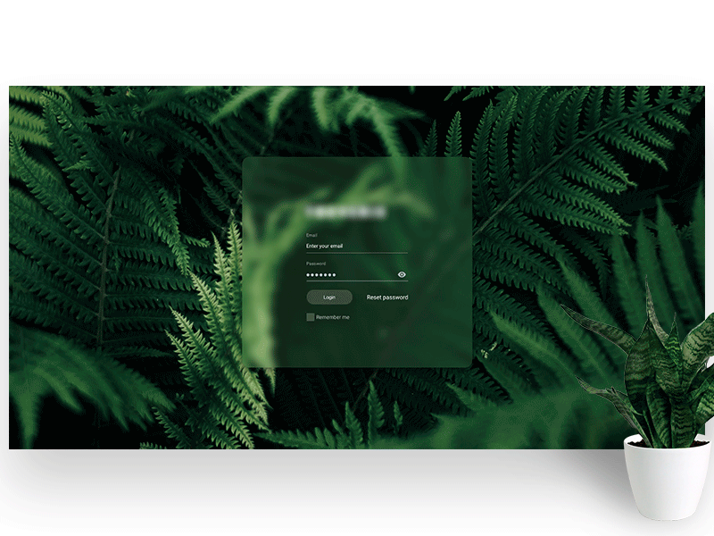 login animation concept design green inspiration interaction login motion ui ux web